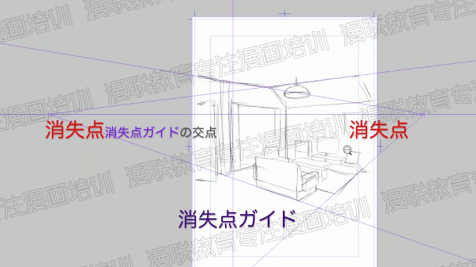 如何使用透视绘制漫画背景？攻略难度很高的漫画背景透视图！