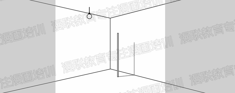 漫画初学者必备技能！利用透视图法绘制阴影