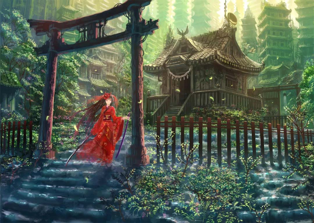 【画师推荐】日本画师電鬼的插画作品