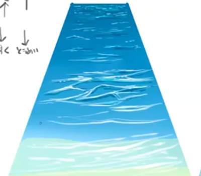 如何画海的波浪呢？