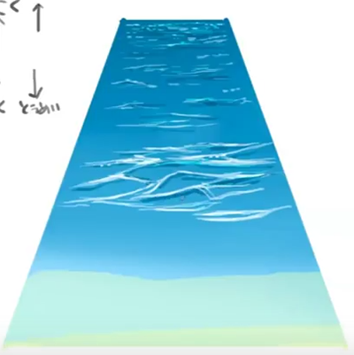 如何画海的波浪呢？