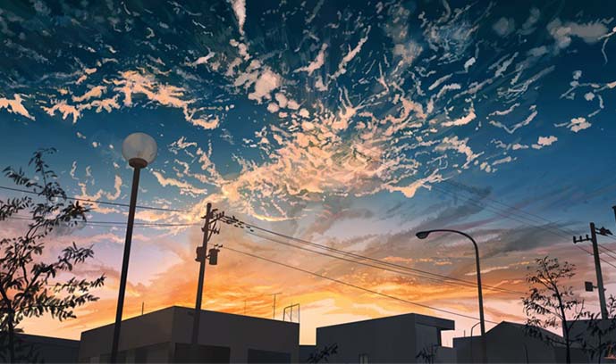 【画师推荐】日本画师banishment的风景作品欣赏