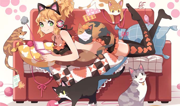 【画师推荐】日本画师BF. 的作品欣赏