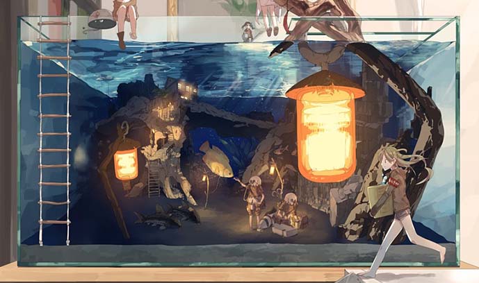 【画师推荐】日本画师人米的作品分享