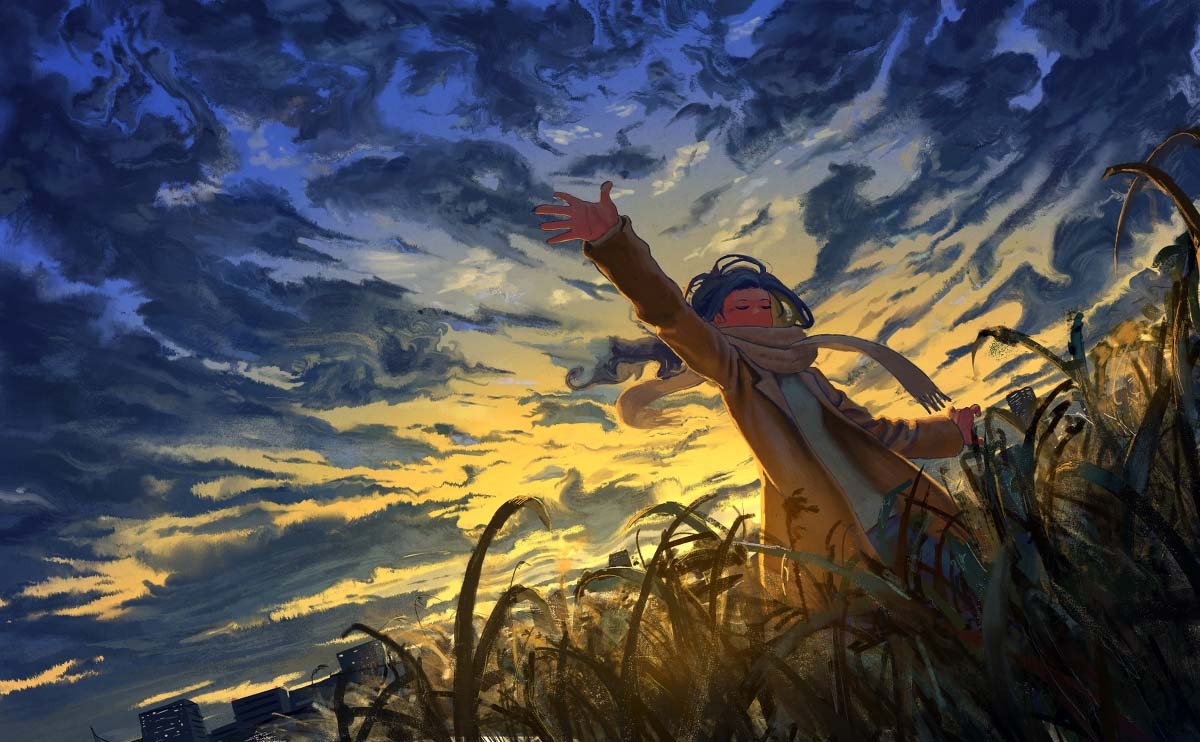 超治愈的动漫插画分享！