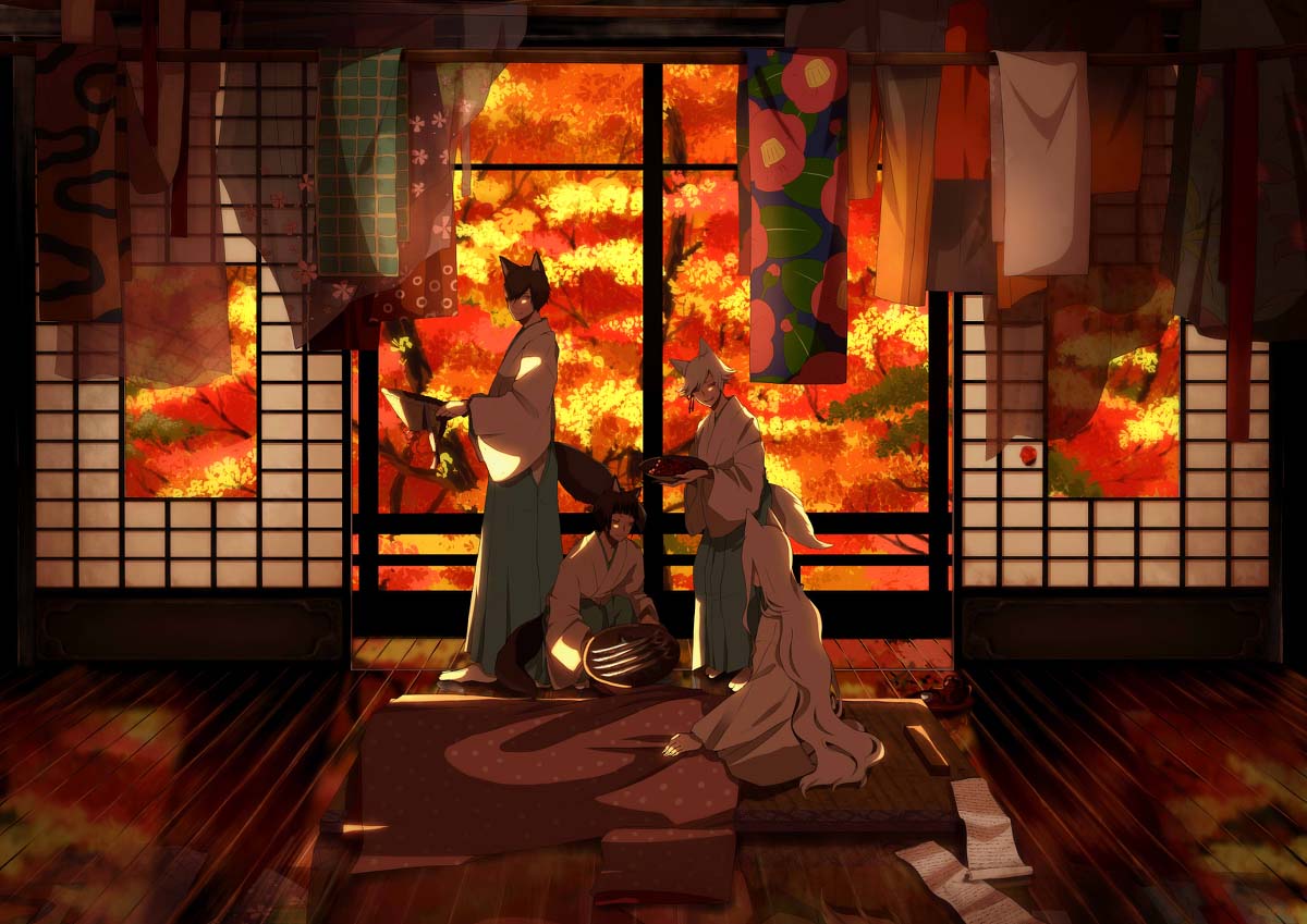 超治愈的动漫插画分享！