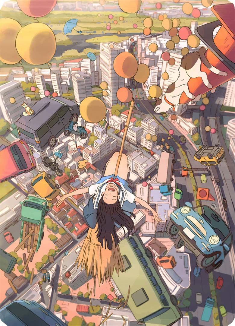 【画师推荐】动画手绘艺术家新井阳次郎的作品分享