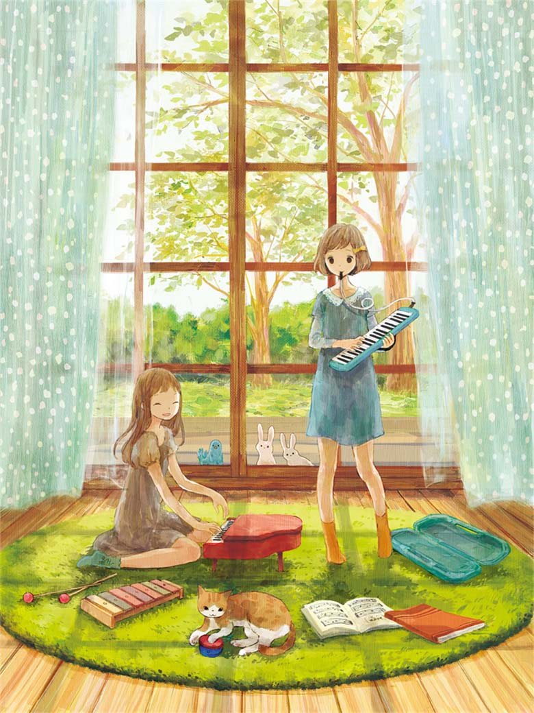 【画师推荐】日本画师ゆうこ的插画作品分享
